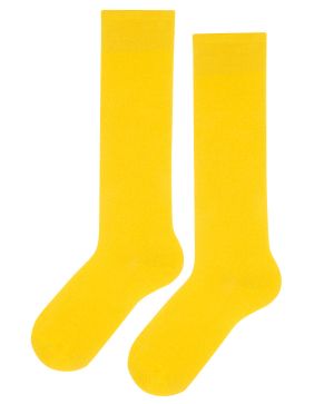 Едноцветни 3/4 детски чорапи - ЖЪЛТИ
