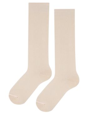 Едноцветни 3/4 детски чорапи - БЕЖОВИ