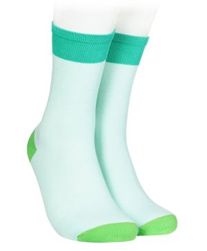 Чорапи за за спокойните хора в светло зелено 43 - 46