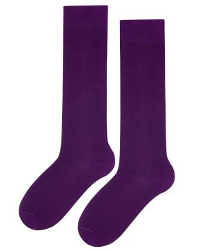 3/4 чорапи от дълговлакнест пениран памук ВИОЛЕТ