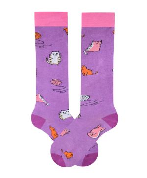 Чорапи до коляното с Котешки истории