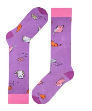 Чорапи до коляното с Котешки истории